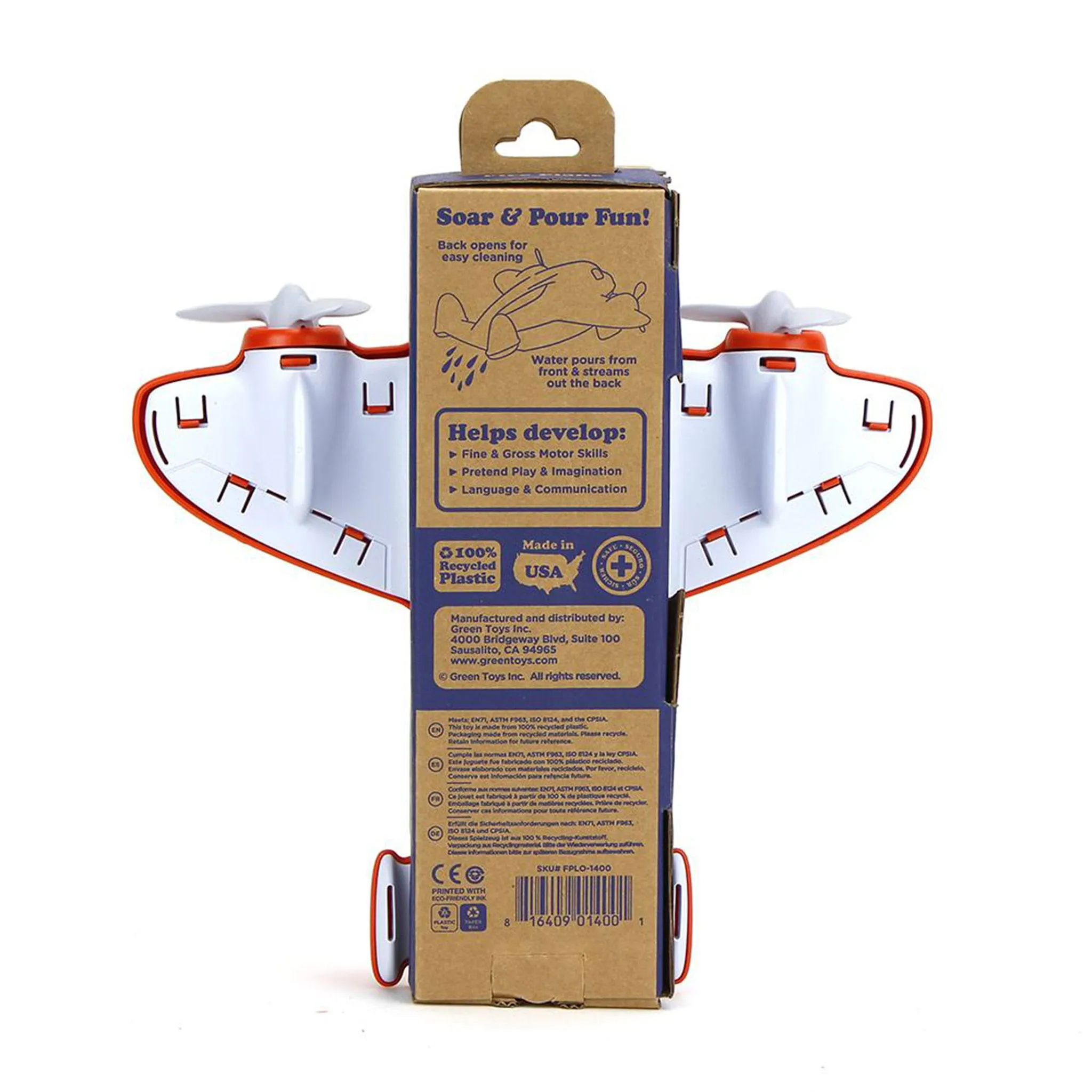 Green Toys Avion Orange