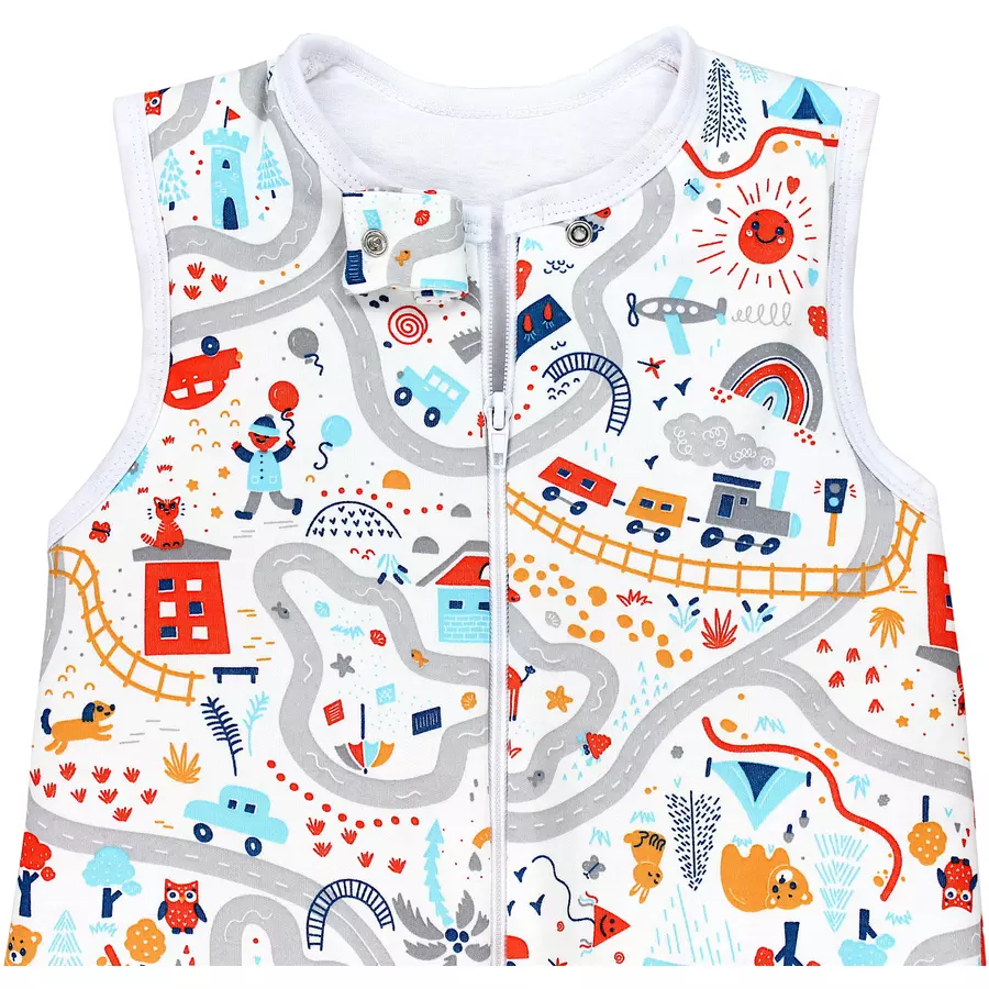 TupTam Baby Winter Schlafsack mit Beinen und Füßen orangegelb