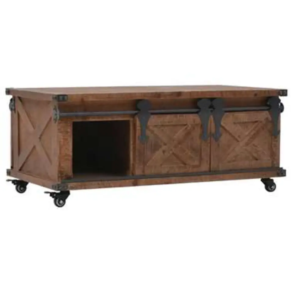 vidaXL - Salontafel - Bruin - Hout