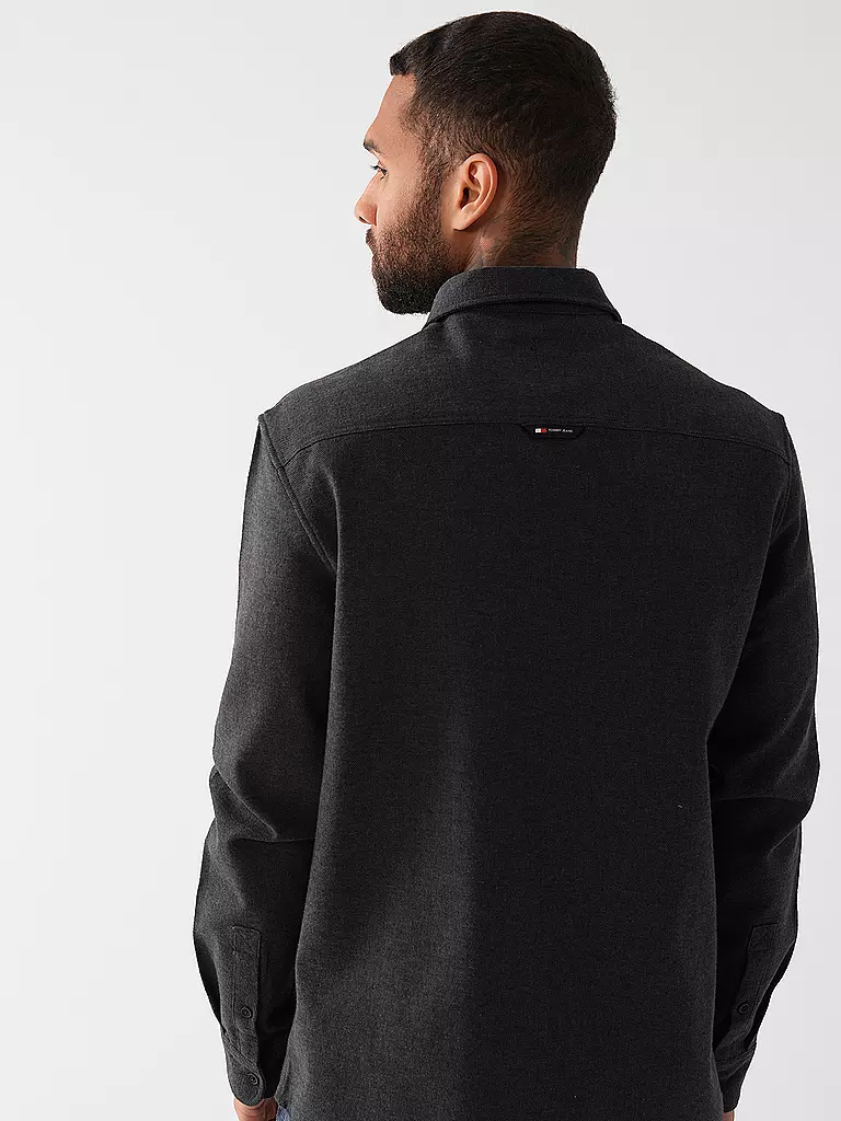 TOMMY JEANS Flanellhemd GRINDLE schwarz