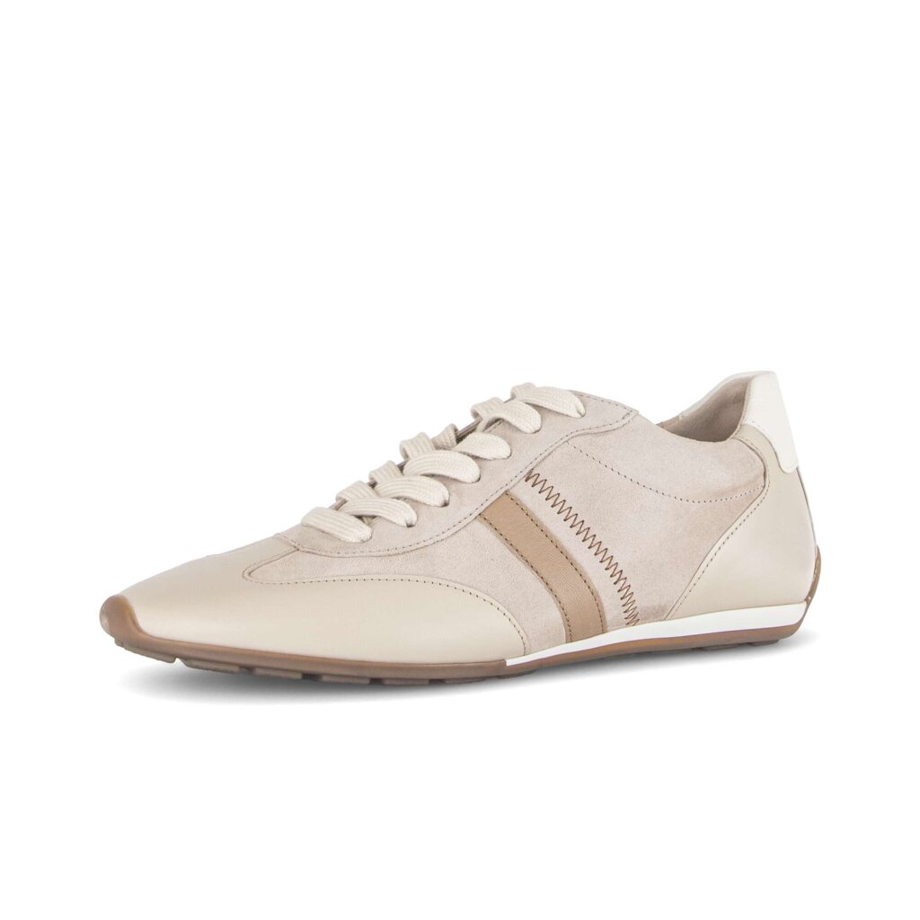 Lage sneaker beige