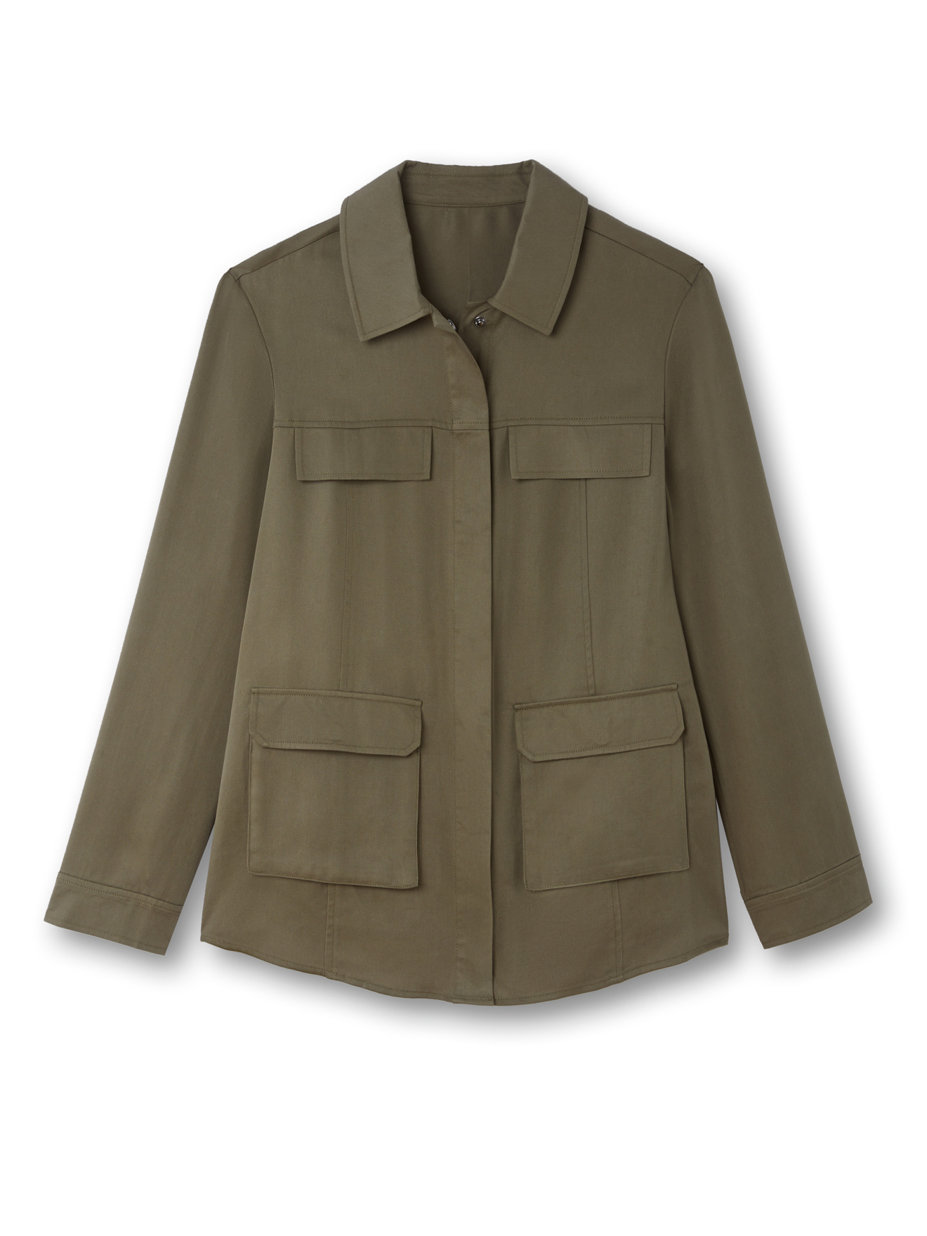 Veste-saharienne en lyocell