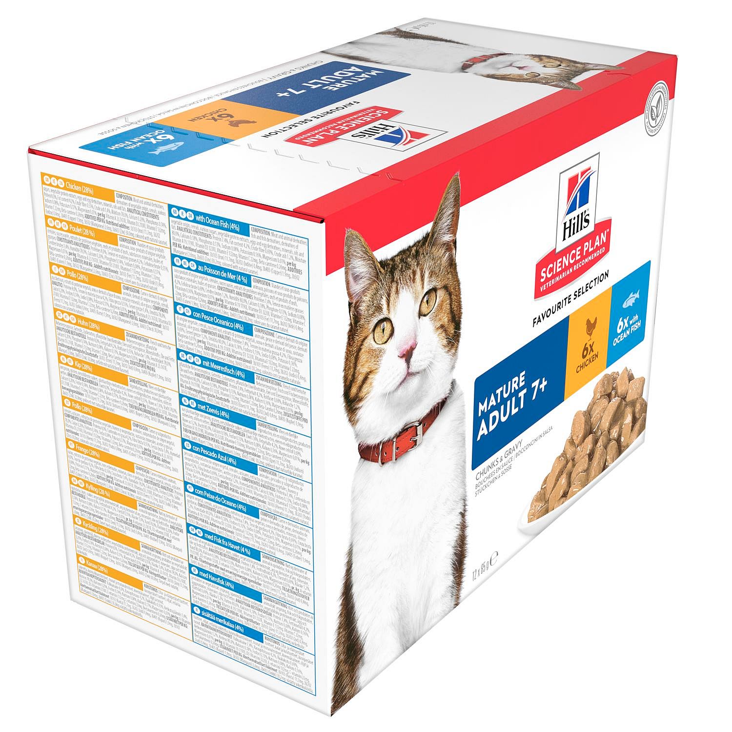 Hill's Science Plan Mature Adult 7+ Kattenvoer Maaltijdzakjes