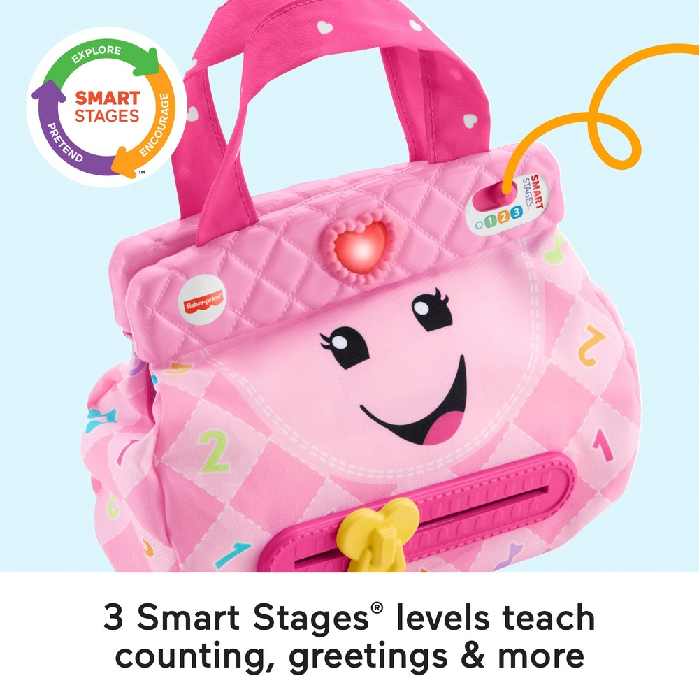 Fisher-Price Lachen & Lernen Meine smarte Handtasche Aktivitätsspielzeug
