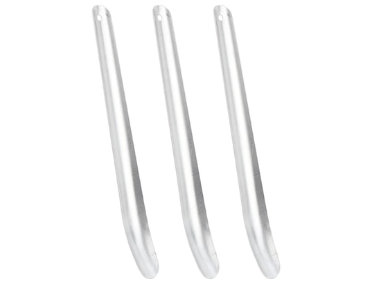 VIDAXL - Gant de toilette Grattoirs à sueur de cheval 3 pcs argenté aluminium