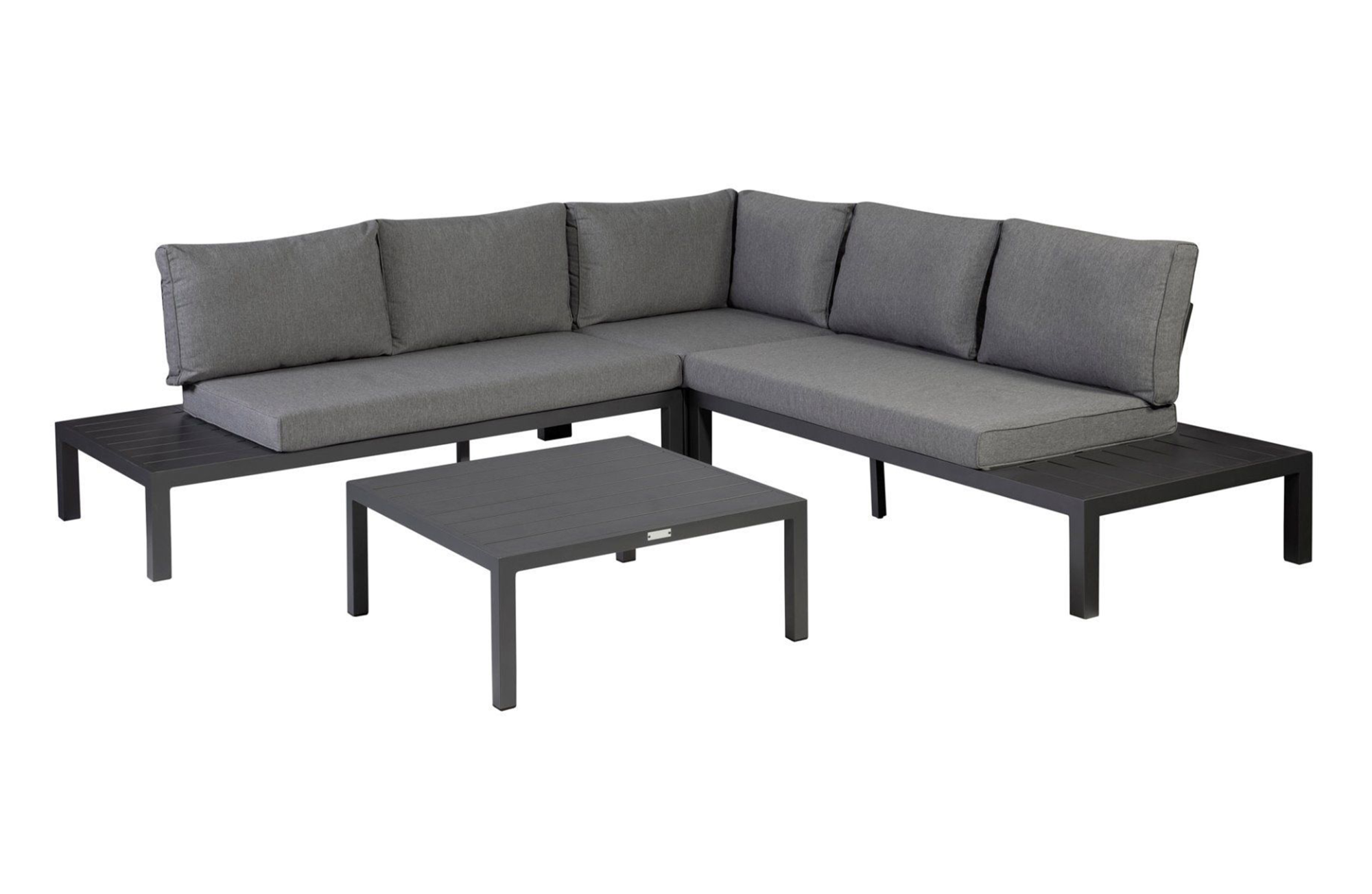 Exotan loungeset La Vida Lounge set La Vida antraciet inclusief kussens