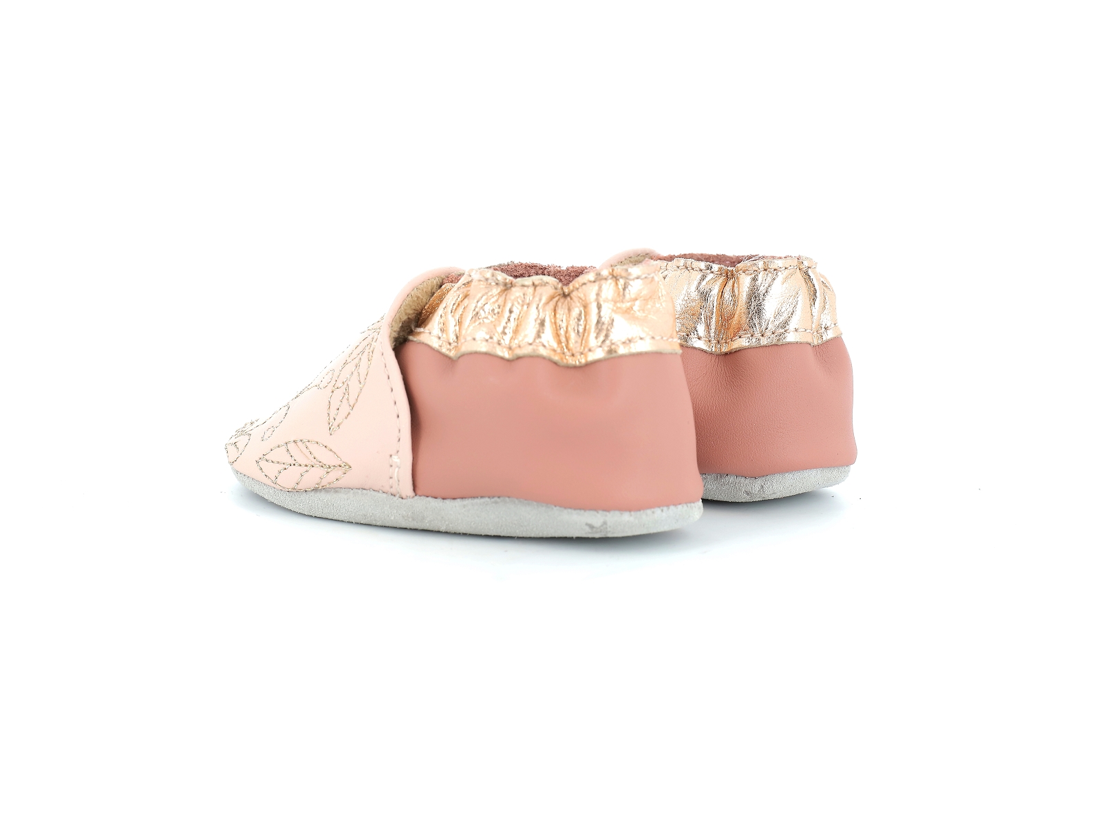 Robeez-WINTERING VIBES Cuir Rose