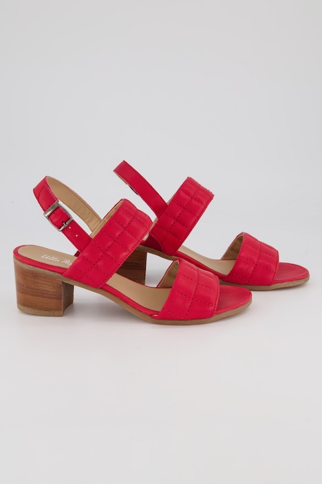 Leder-Sandaletten, Lederfutter, Weite H