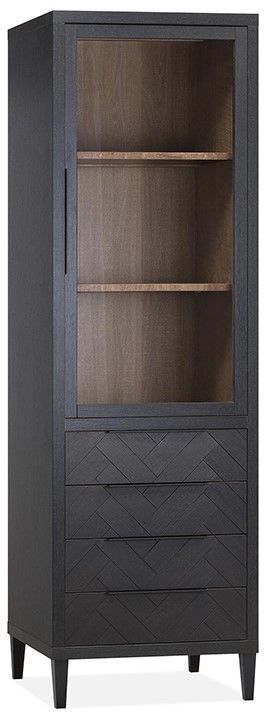 Vitrinekast Sugi Ban - Gamma B67 x D48 x H212 cm
