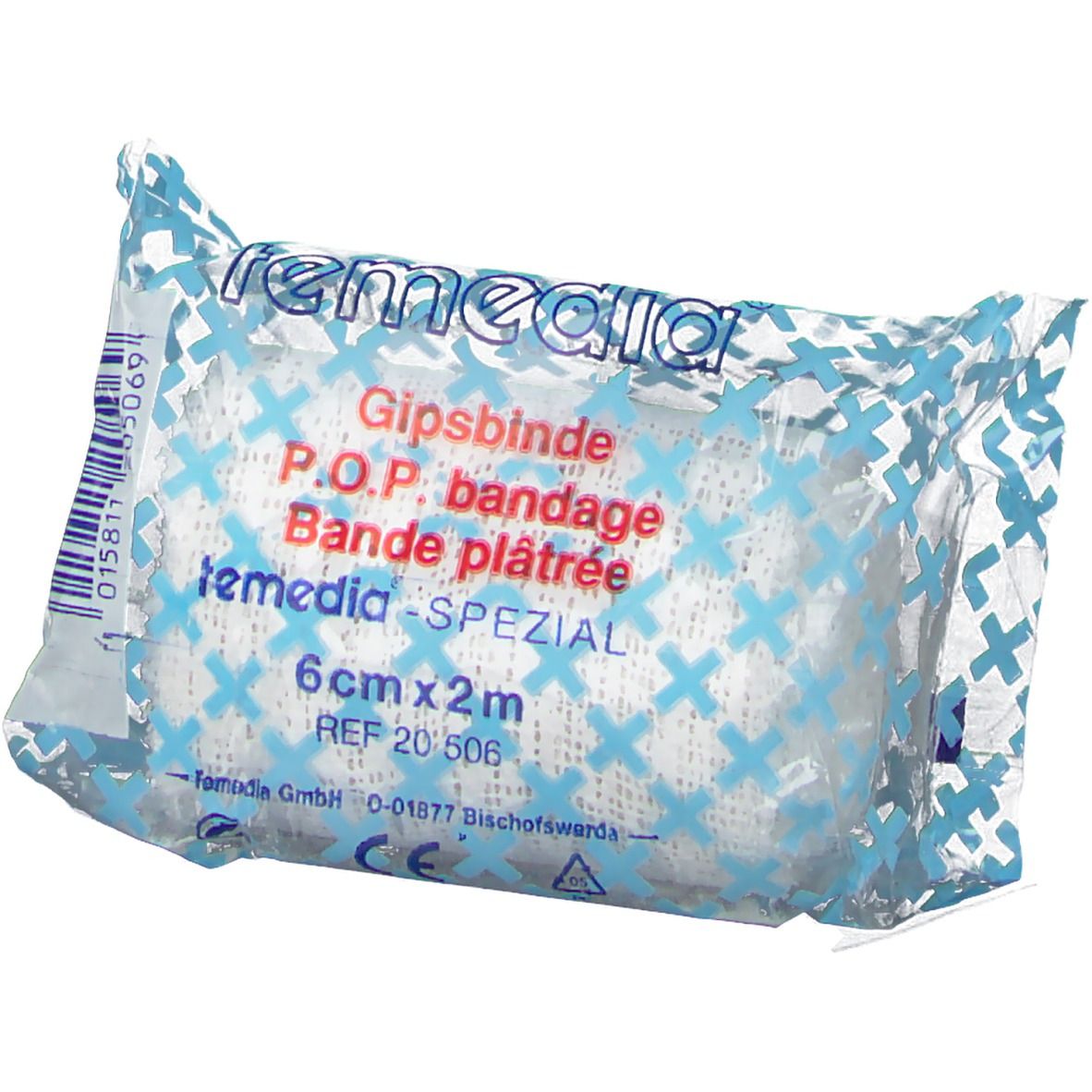 Temedia® Gipsbinde spezial 6 cm x 2 m