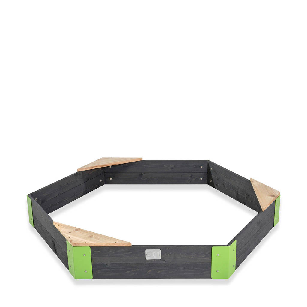Aksent Houten zandbak 160x140x21cm