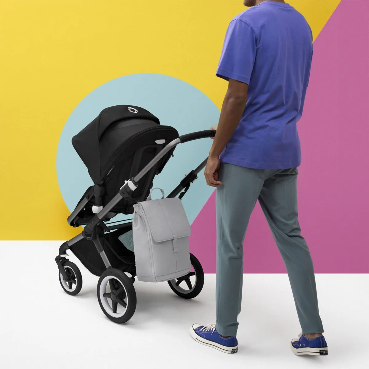 Bugaboo Sac à Couches à Dos - Misty Gris (Exclusivité Clément)