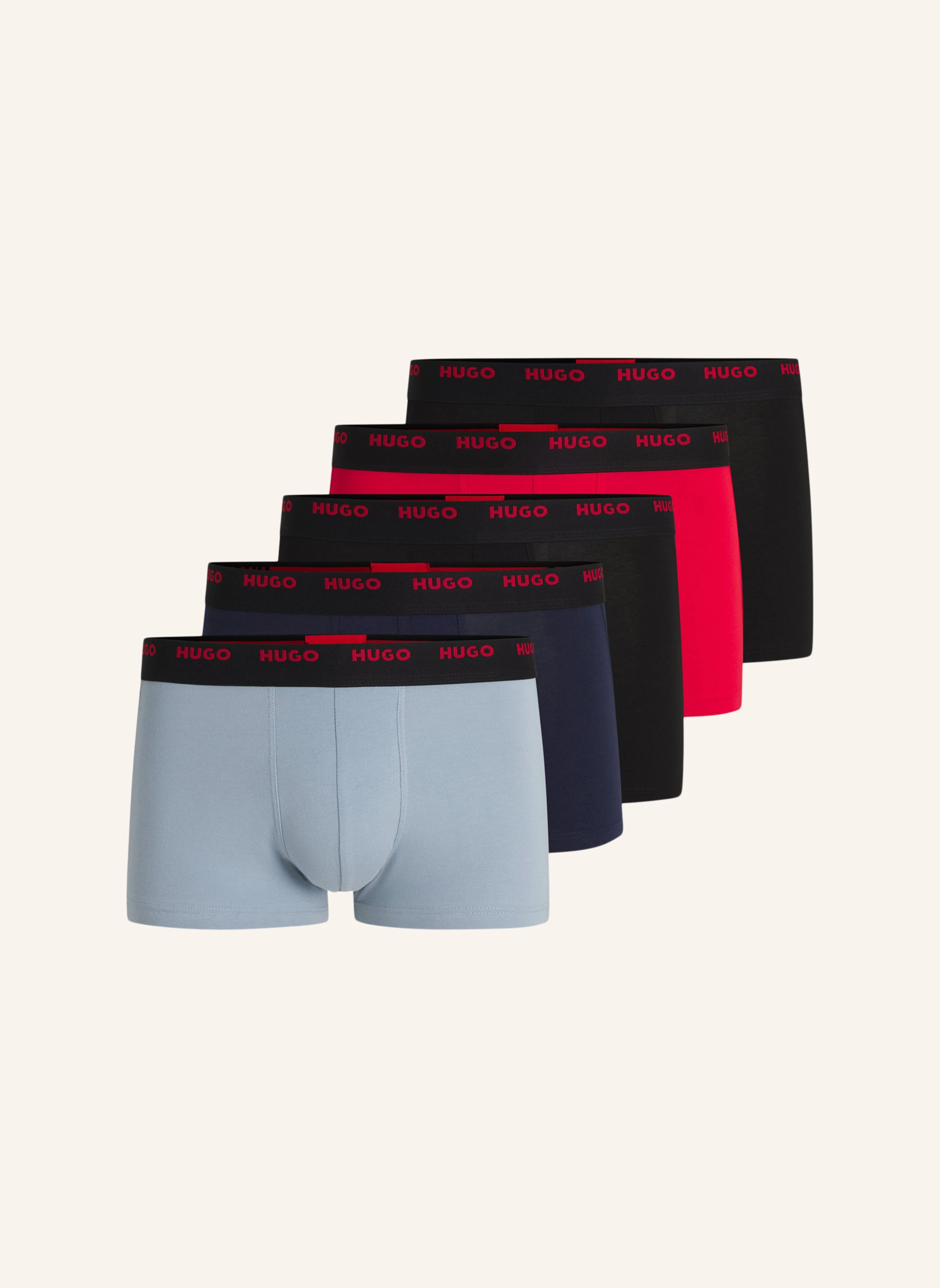 HUGO Boxershort TRUNK FIVE PACK