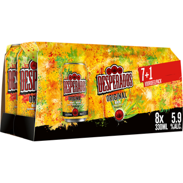 Desperados Original Bier Blik 7+1 x 330ml
