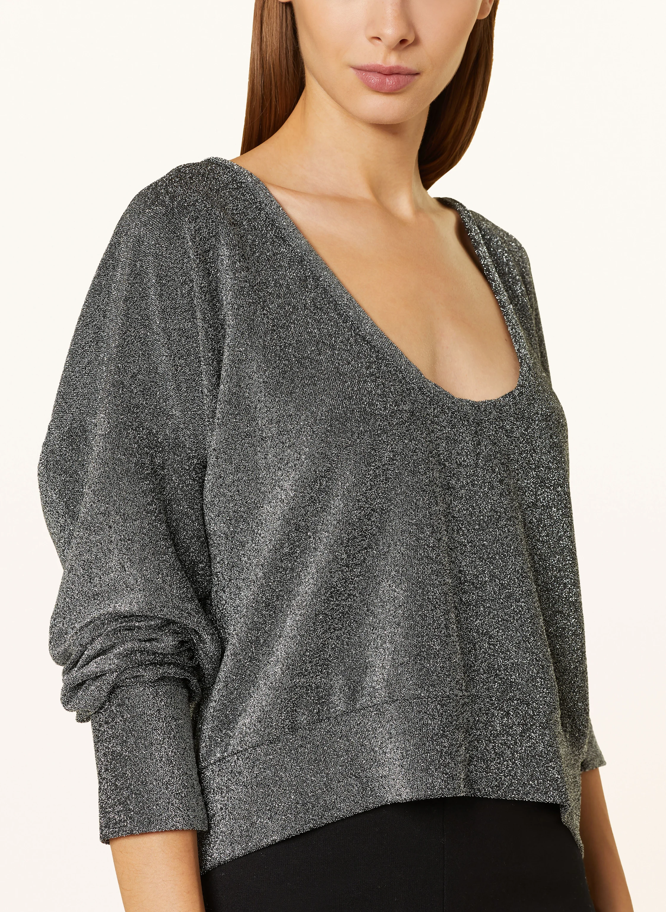 10DAYS Sweatshirt mit Glitzergarn