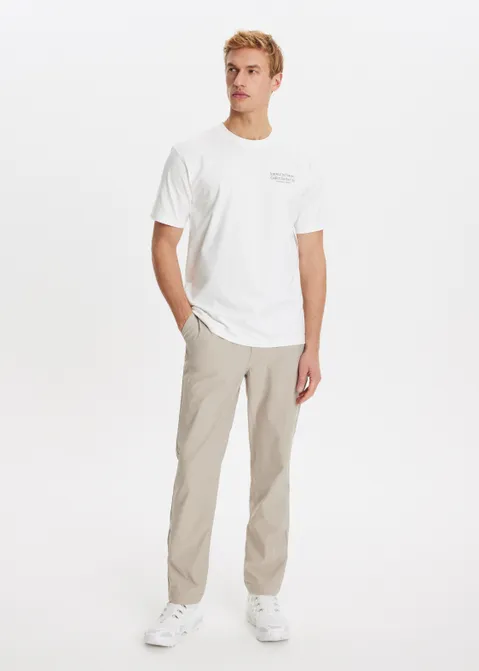 T-shirt met print nature off-white (WIT.O)