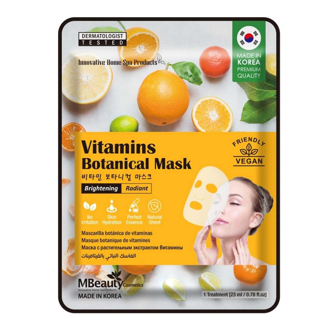 BCS Bodycare BCS Máscara Facial Vitaminas Iluminadora - 1un