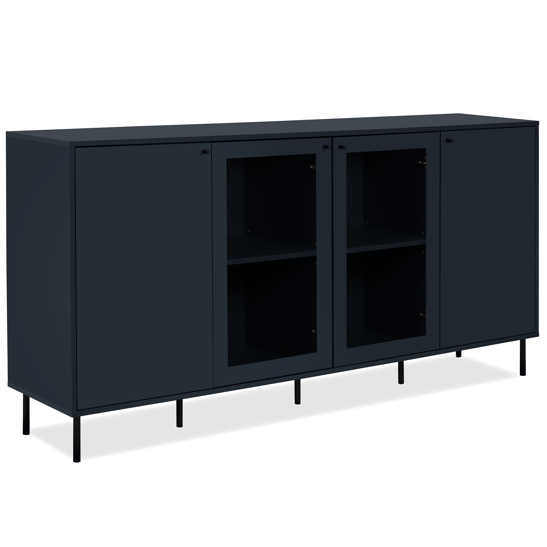 Sideboard - navyblau - 180 cm breit