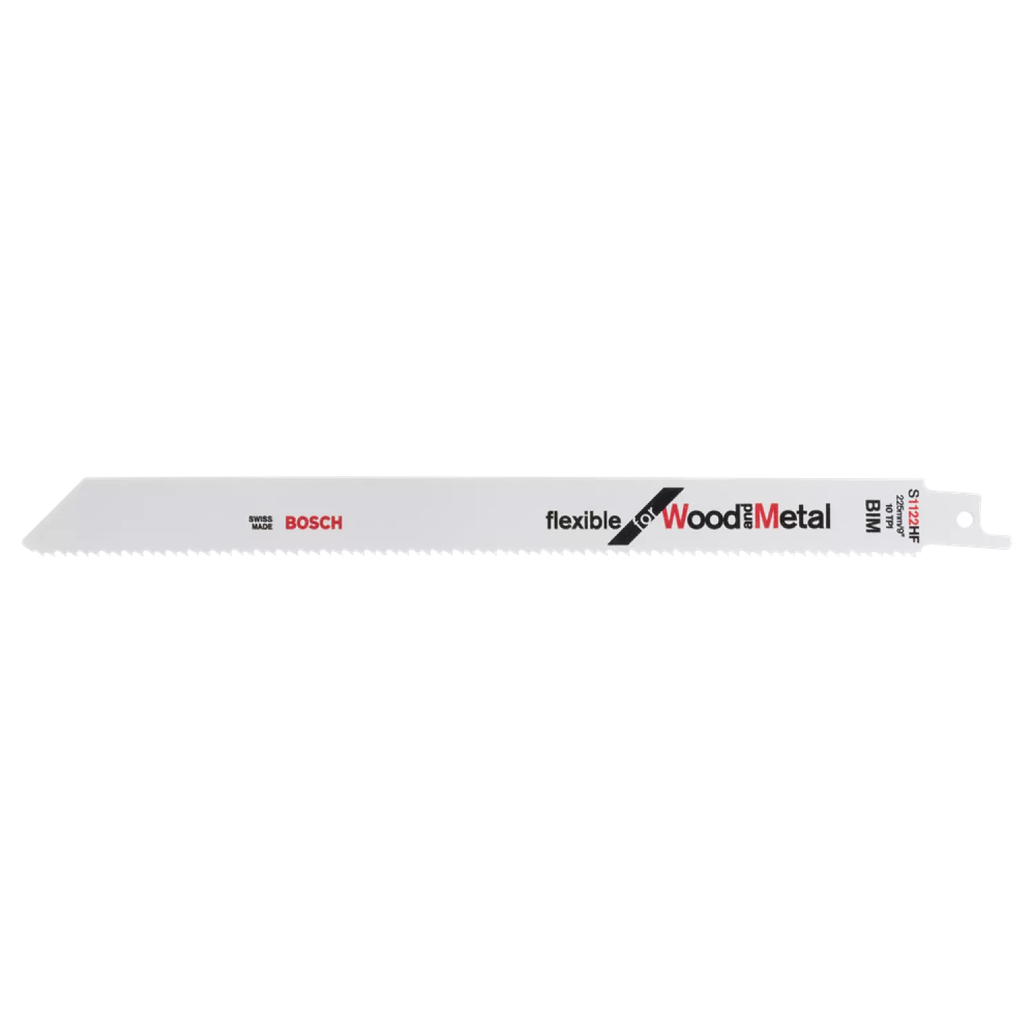 Bosch 2608656021 / S 1122 HF Reciprozaagblad - 225 x 10TPI - Hout/Metaal(5st)