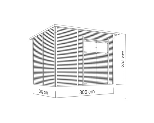 Bertilo Fineline Rhombus Profiel Moderne Tuinberging 4 335 x 231 cm Naturel