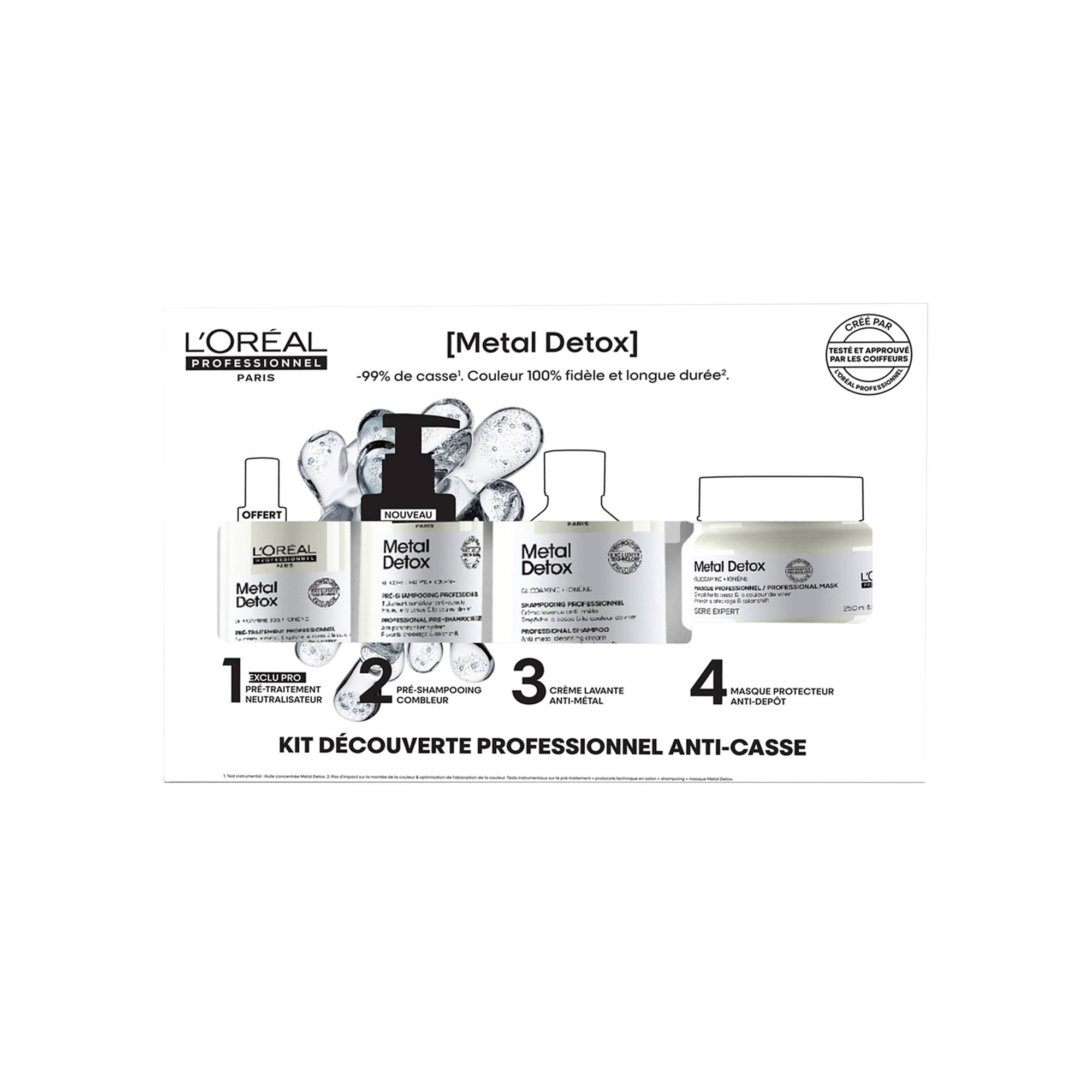 Coffret découverte professionnel Metal Detox / 900ml