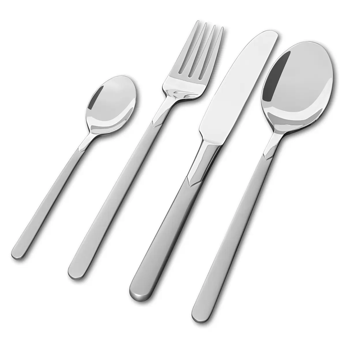Besteckset 24tlg Peking Elite Silber