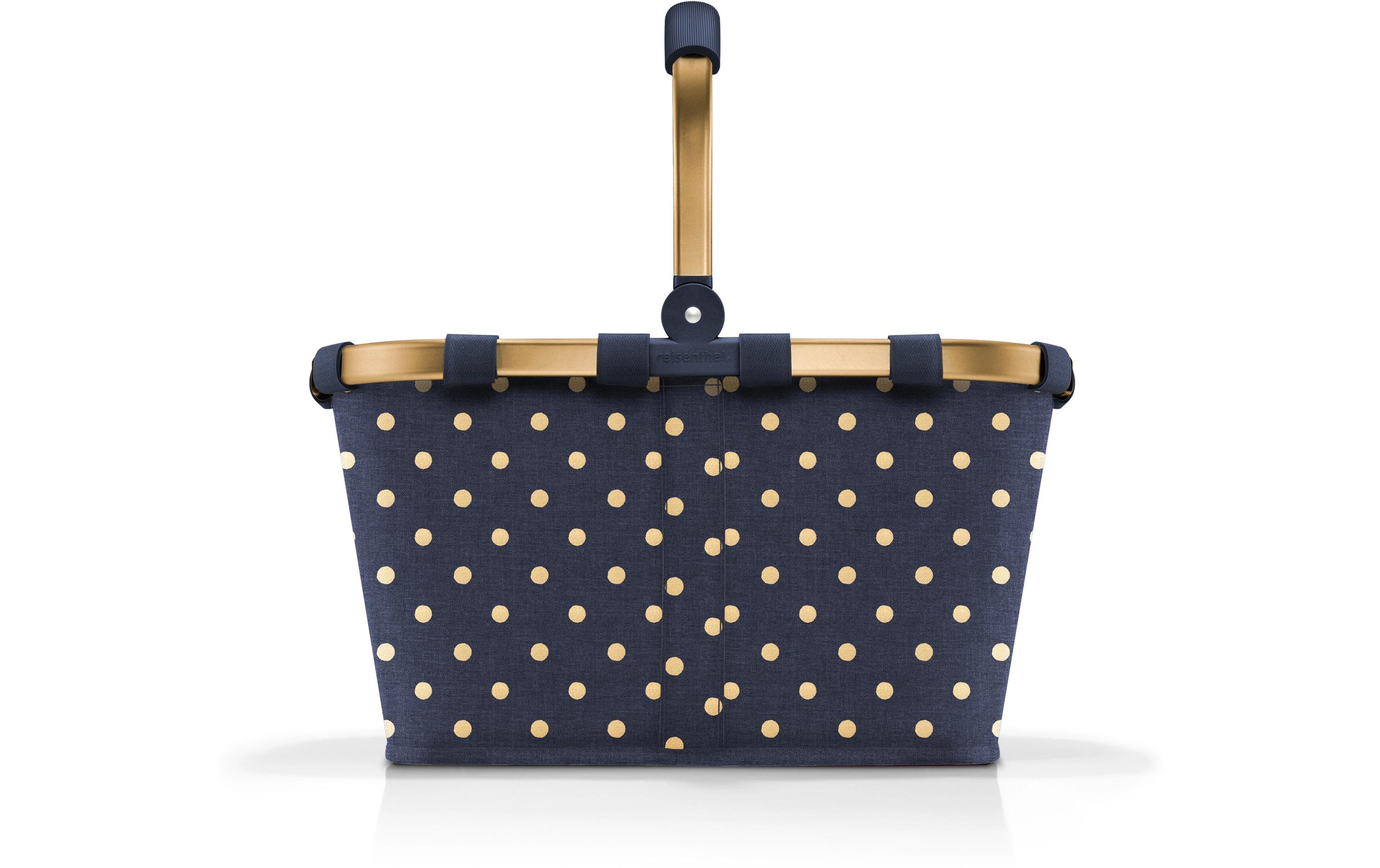 Einkaufskorb Carrybag Metallic Dots BlueStillvoller Einkaufskorb für den täglichen Einkauf