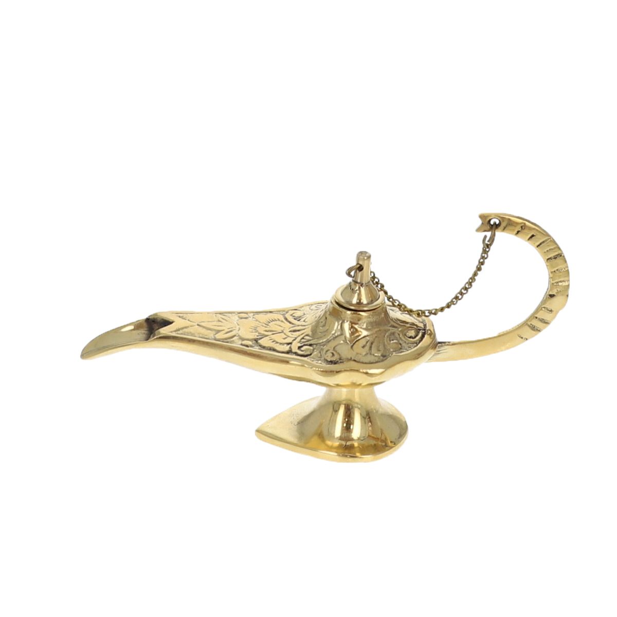 Petite lampe de génie en laiton Pondie Chérie