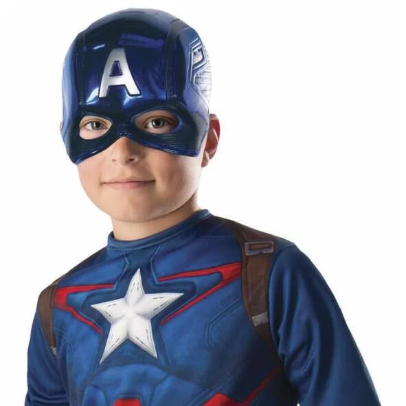 MARVEL - AVENGERS - CAPTAIN AMERICA - DEGUISEMENT DEMI MASQUE