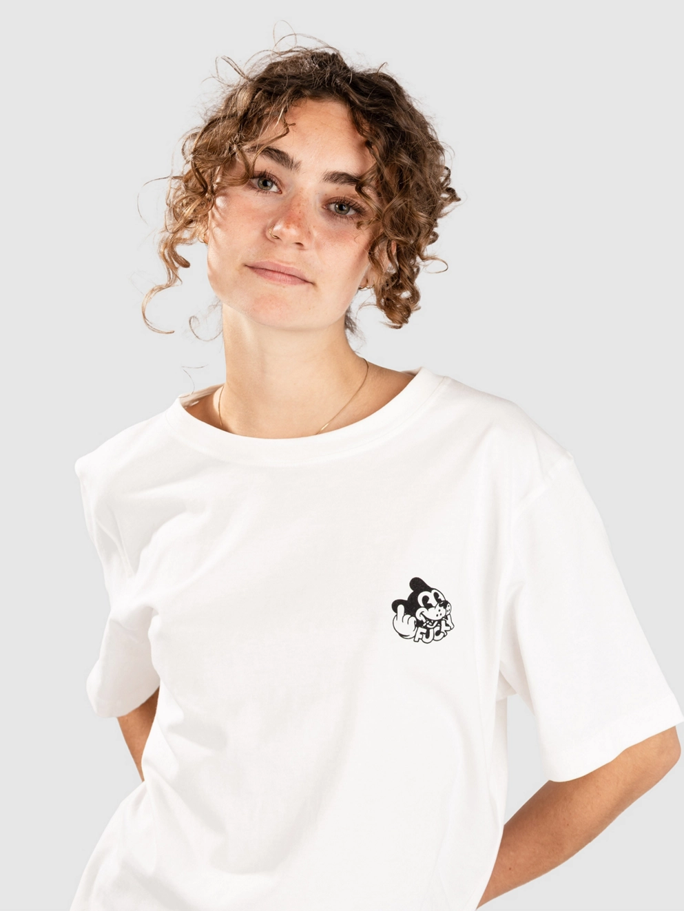 The Dudes Fucky Classic T-Shirt off white