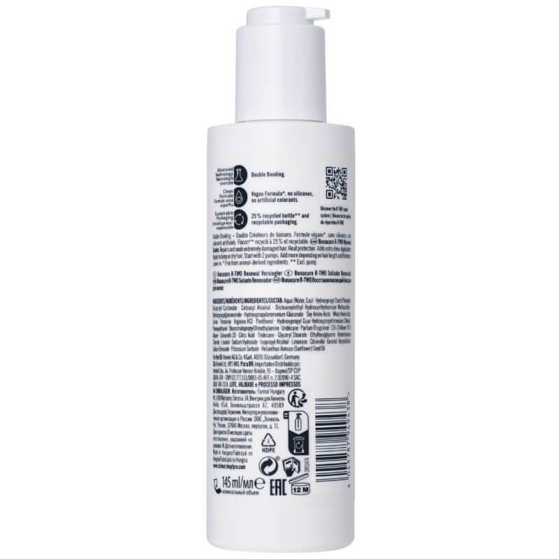 Fluide rénovateur Bonacure R-Two Schwarzkopf 145ML