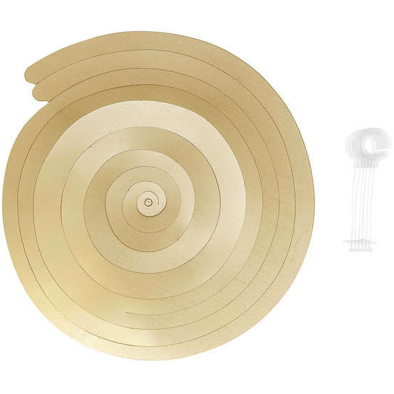 Suspensions (x6) double spirale or mat, L. 50 cm
