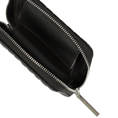 Portefeuille Mini Line Quilt Md Zip Around CALVIN KLEIN