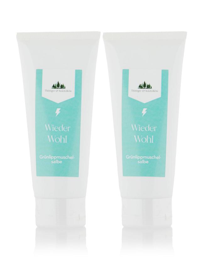 Wieder Wohl Grünlippmuschelsalbe, 2er-Set