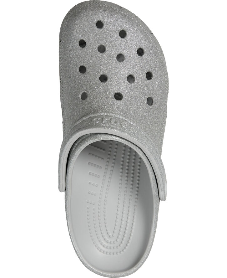 Crocs Classic Glitter Clog Silver/glitter