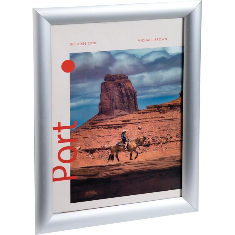 Cadre photo mural aluminium A3 - Argent