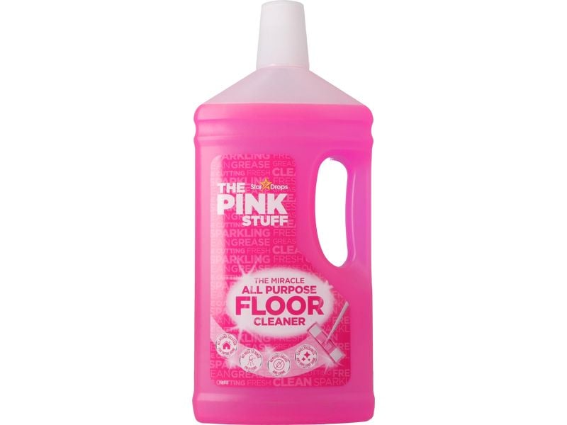 The Pink Stuff Bodenreiniger 1 l Allzweck-Bodenreiniger entfernt Schmutz und Flecken effektiv