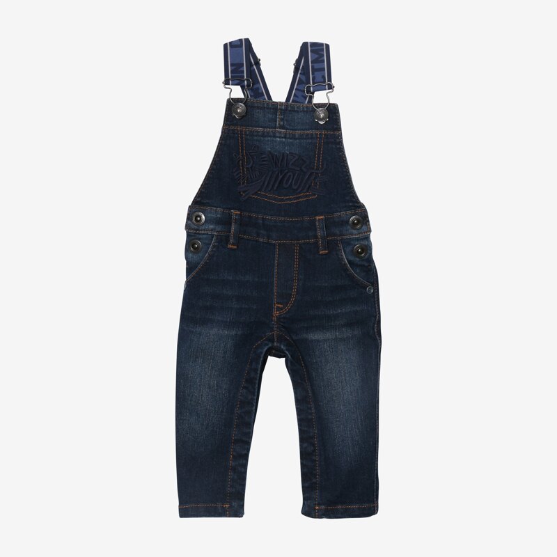 Salopette garçon denim brut brodé Catimini Aucune nuance