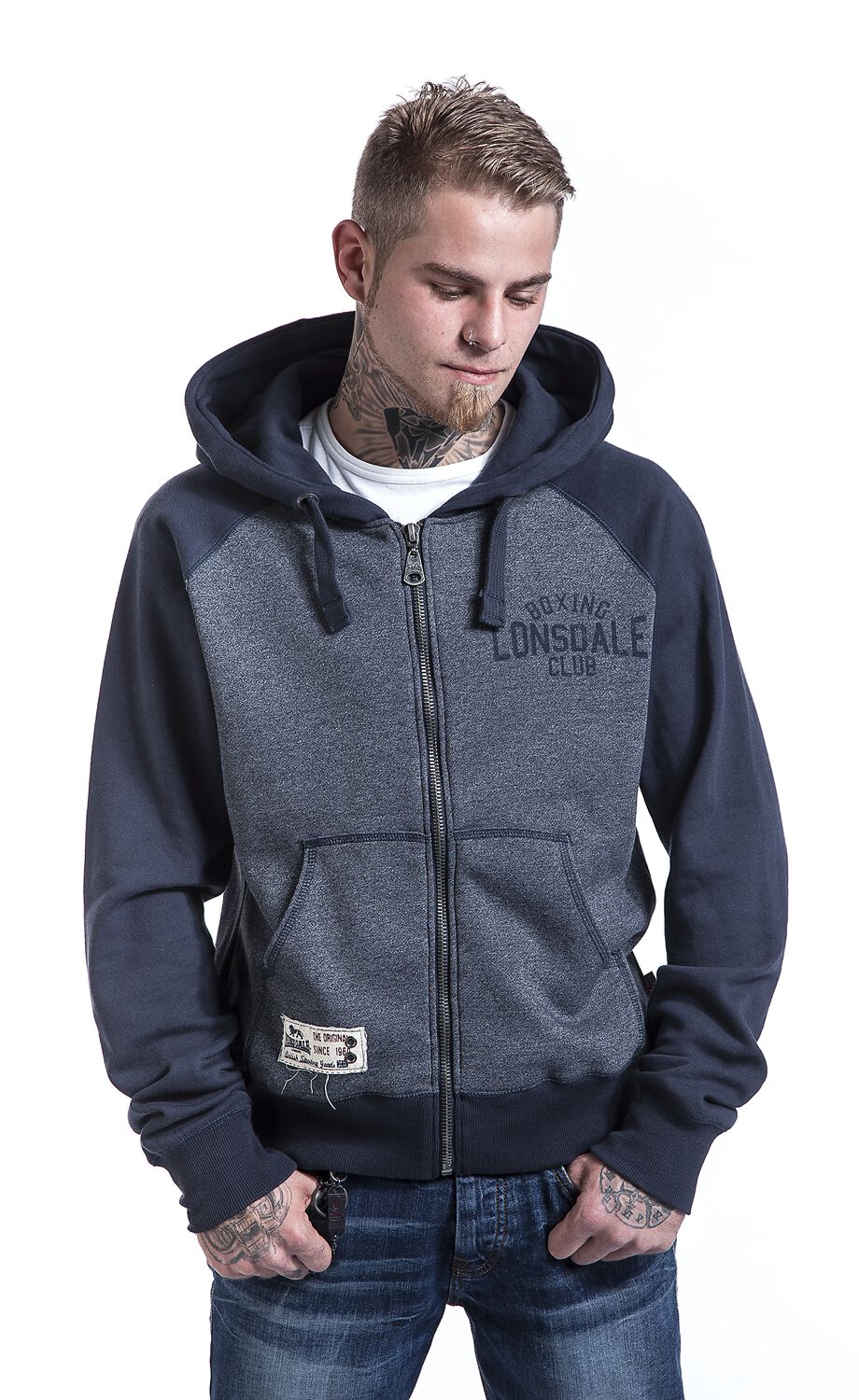Slough | Lonsdale London Sweat-shirt zippé à capuche