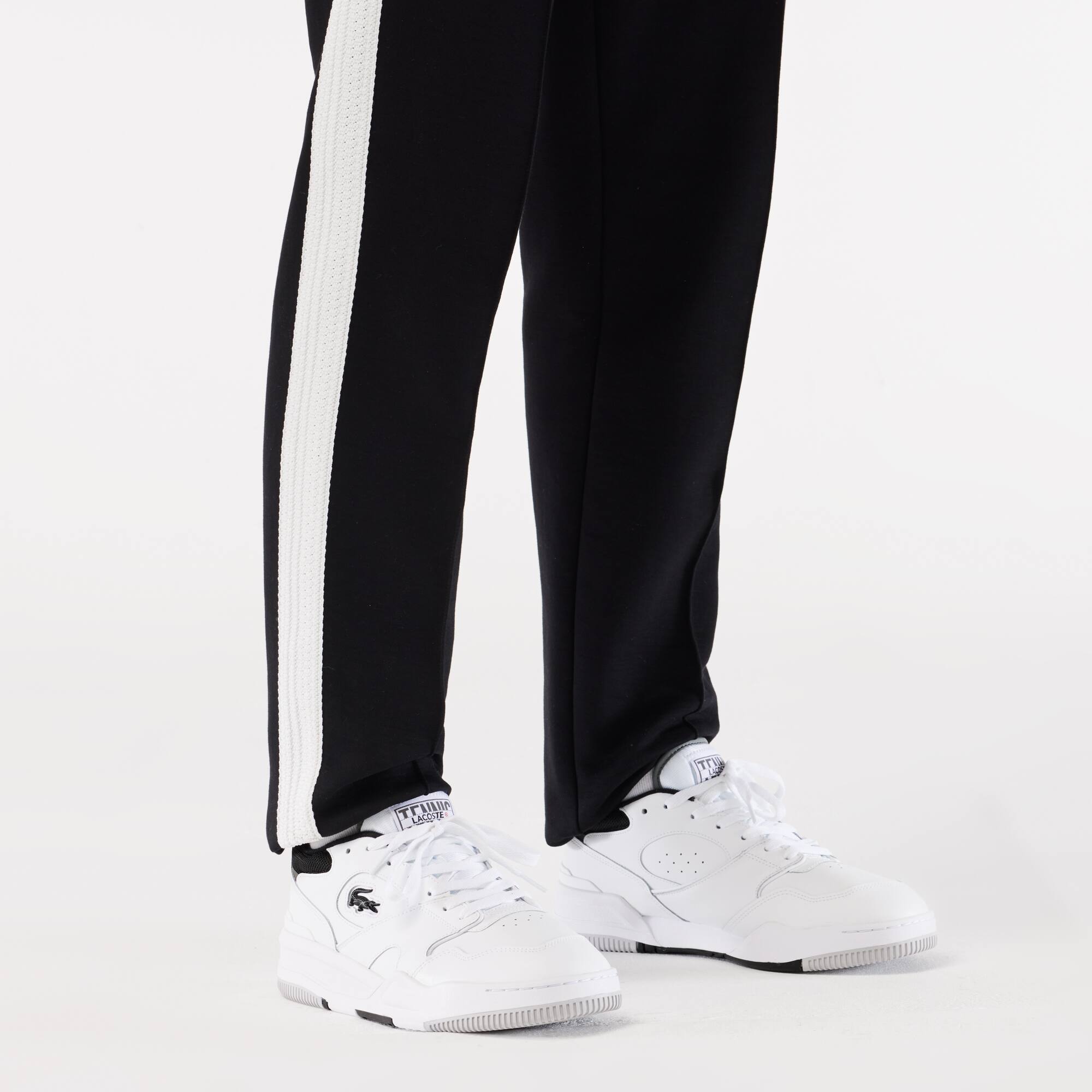 Sneakers Lineshot homme en cuir à col contrasté Sneakers - Blanc - Lacoste - Homme