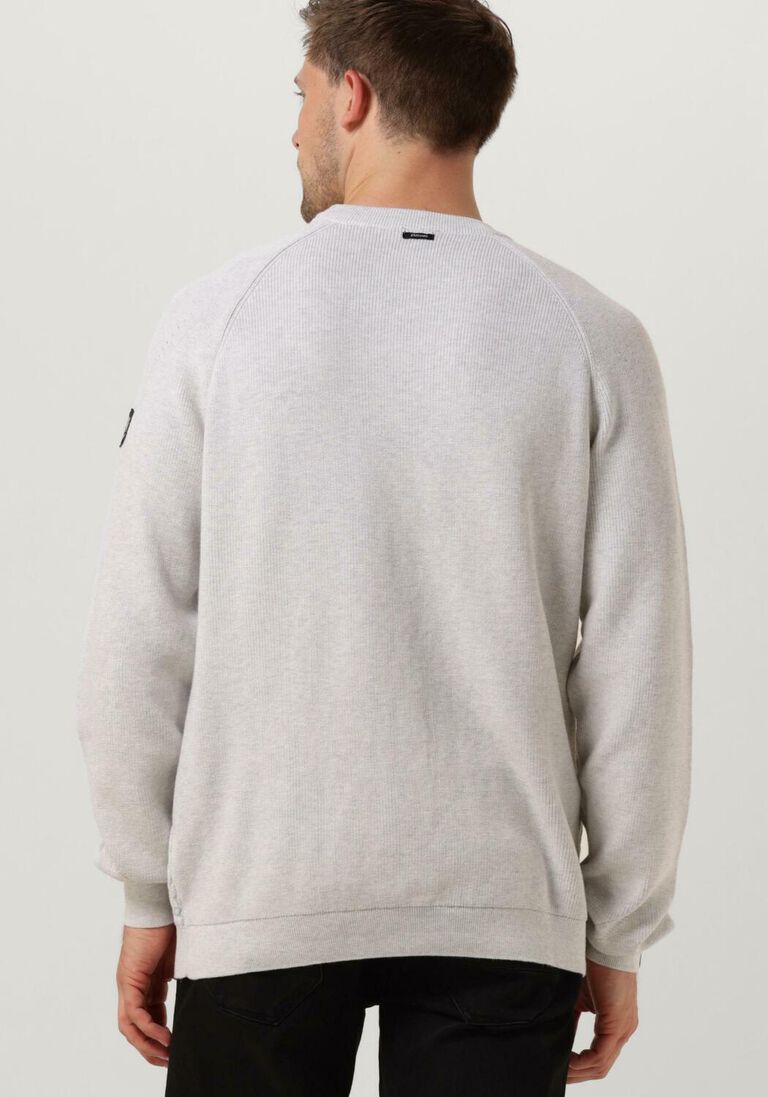 VANGUARD witte vanguard trui crewneck cotton