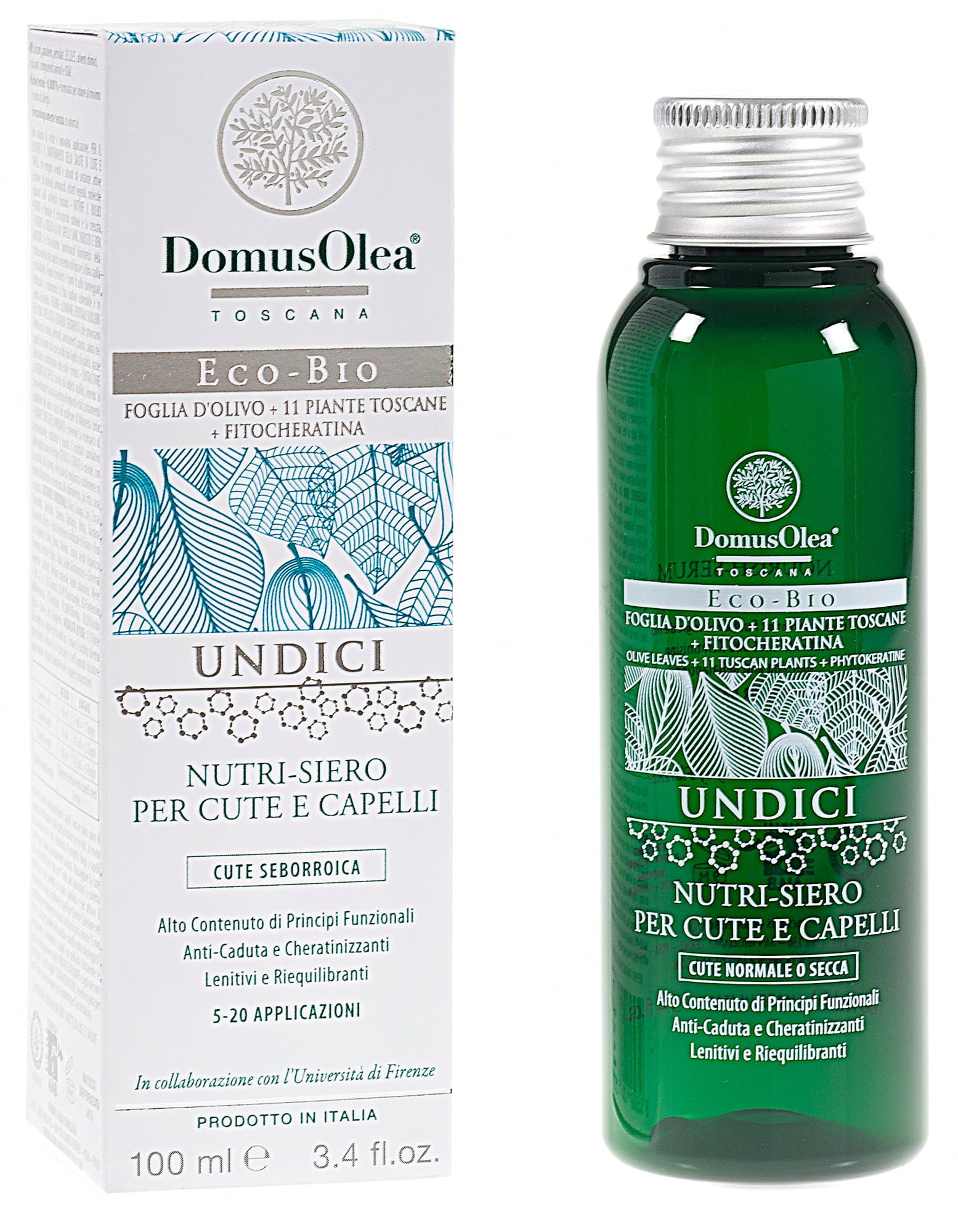 Domus Olea Toscana  UNDICI Nutri-Serum für schuppige Kopfhaut & Haare, 100 ml