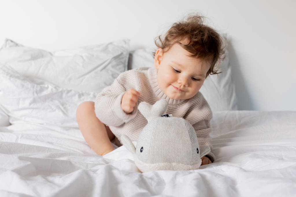Super!!hartslagknuffel moby grijs - knuffel 24 cm