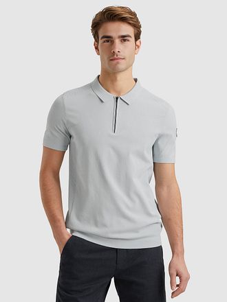 Vanguard Poloshirt Half-Zip Lichtblauw VPSS2504857-5368 kopen