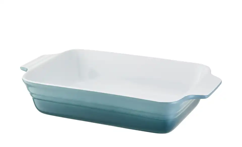 KHG Auflaufform Dunkelblau, Weiß 34 cm