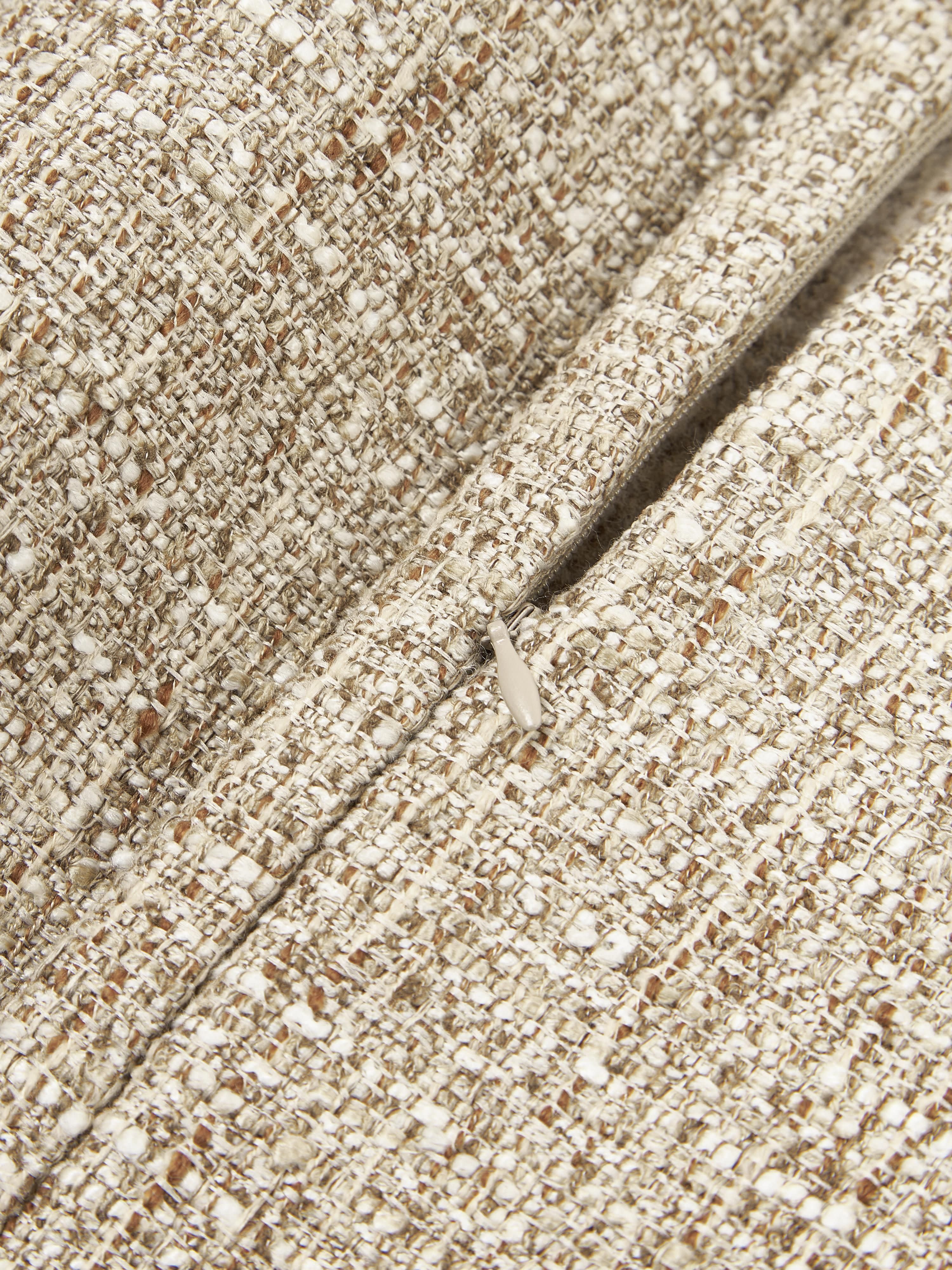 Bouclé kussenhoes Talea