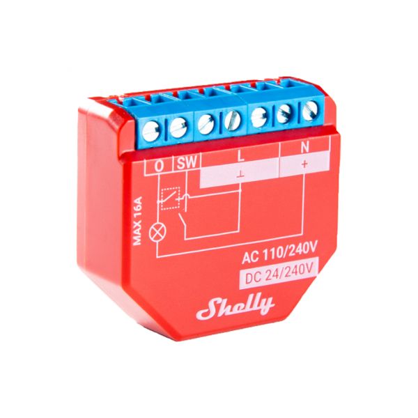 Shelly 1PM Plus Módulo Interruptor Smart Wi-Fi - 3800235265017