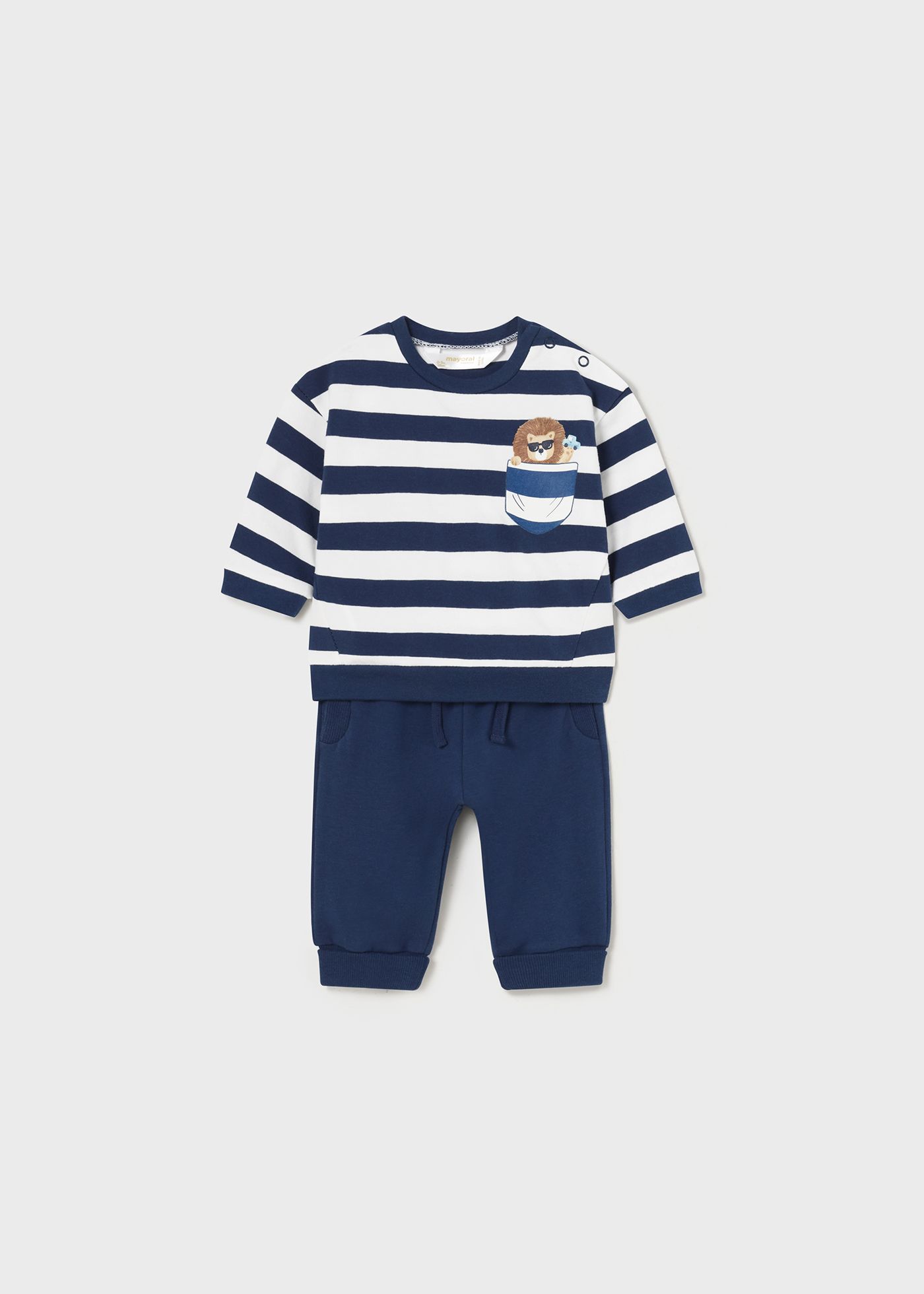 Conjunto de moletom Better Cotton de 4 peças para recém-nascidos, Mate