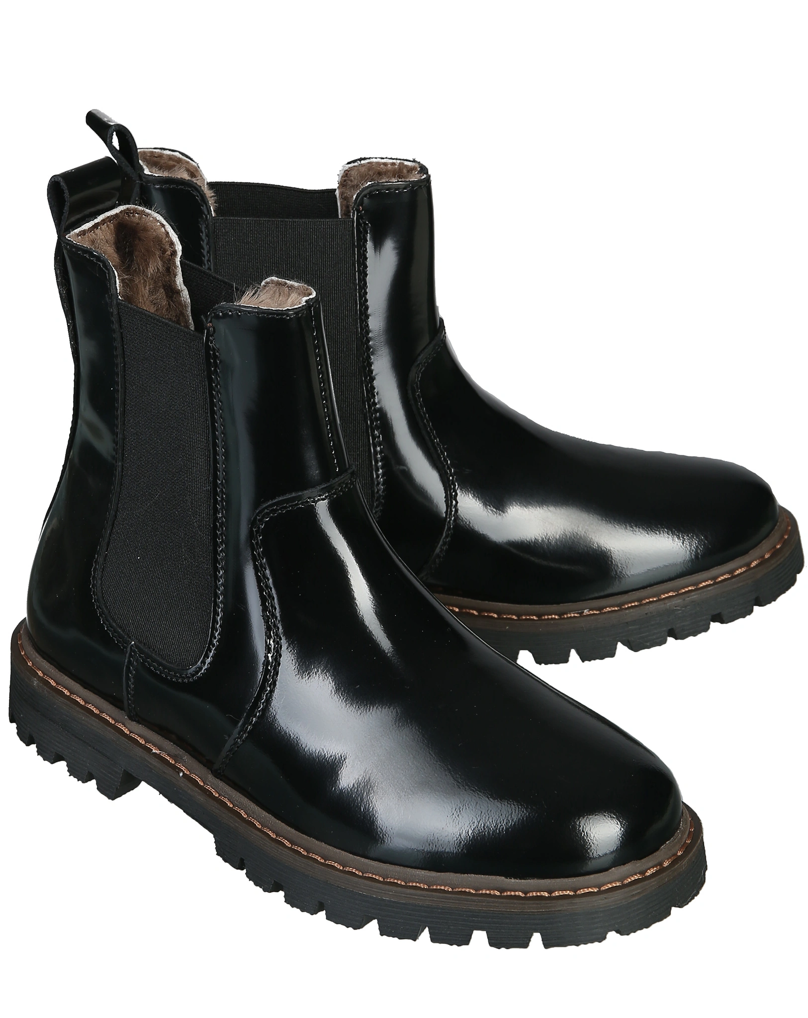 Chelseaboots NEEL gefüttert in black