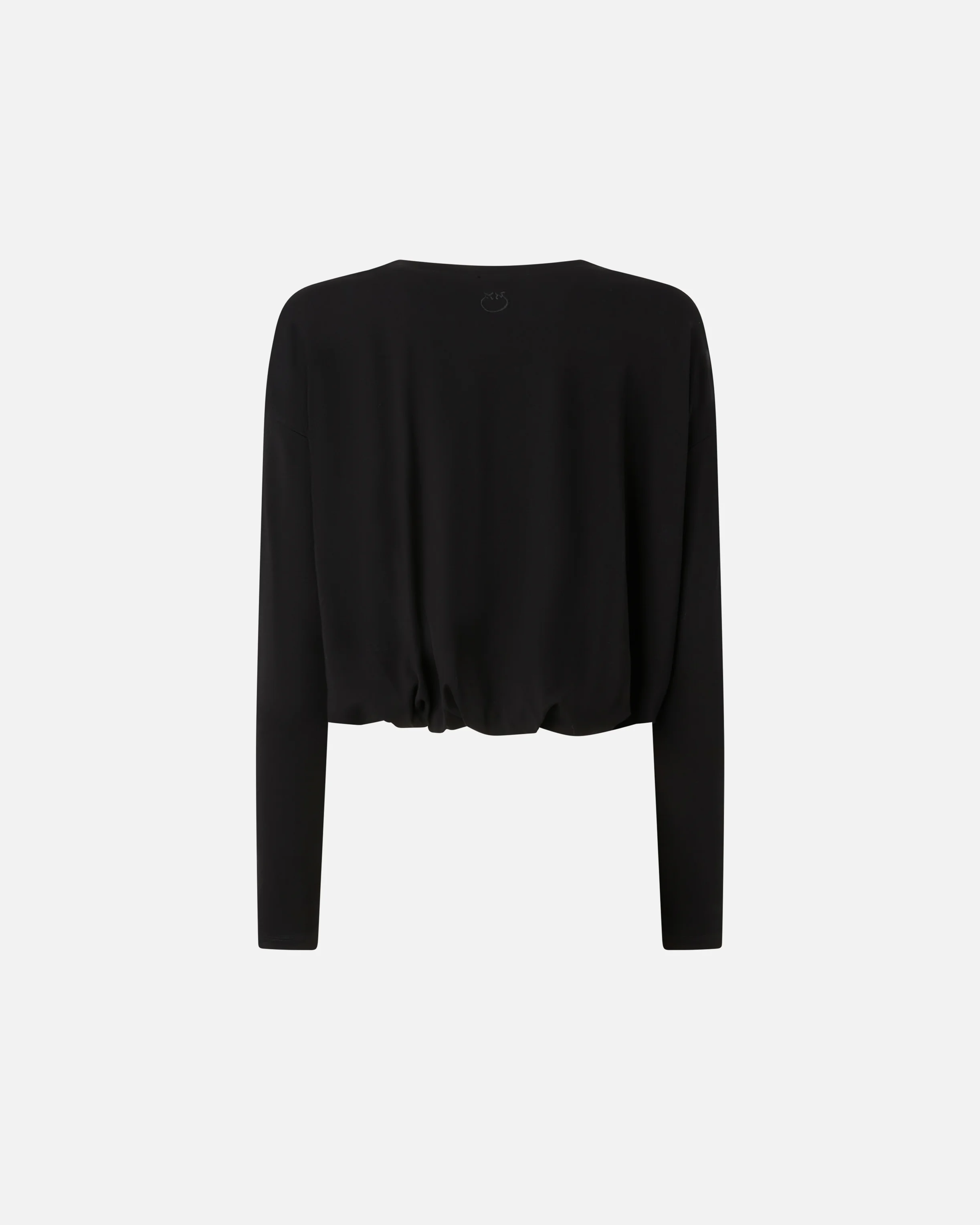 T-shirt drapé | Noir